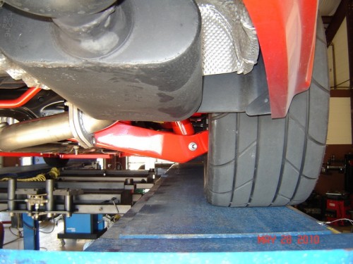 C10-222-I-13 2010 Camaro G8 Pro-Drag Rear Lower Control Arms Installed