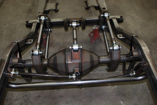 1969 Camaro Combination 3 & 4 Link Rear Suspension is Powered by Spohn Del-Sphere Pivot Joints