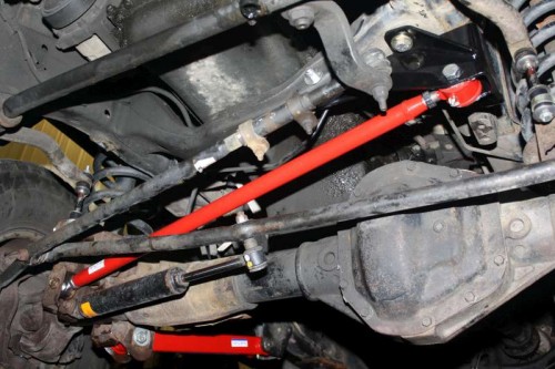 Dodge Ram Front Track Bar Installed Dodge Ram Front Track Bar Installed